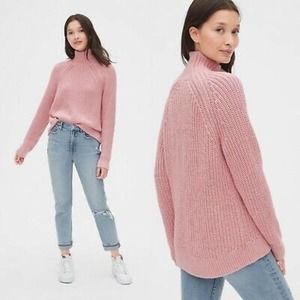 GAP Chunky Knit Mock Neck Pullover Sweater XS 1715
